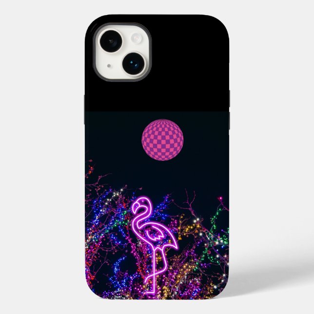 Flamingo na festa de dança. Capas de iphone de gab (Verso)
