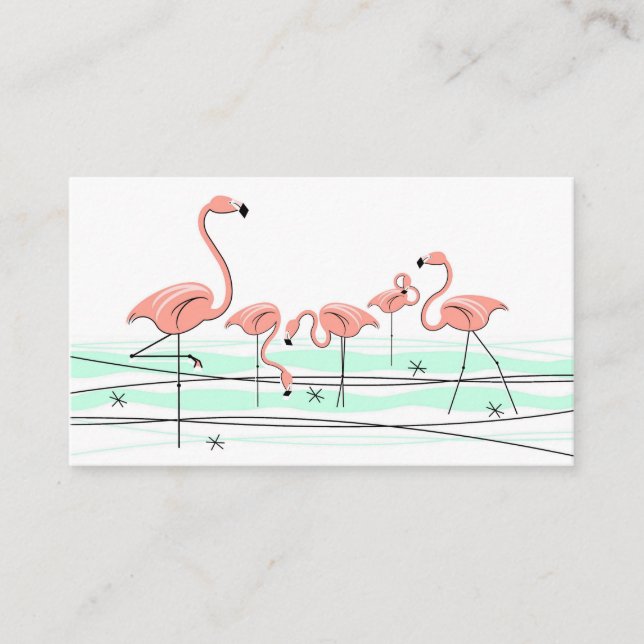 Flamingo Ocean Group cartão de visita (Frente)