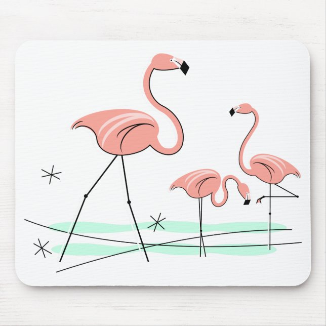 Flamingo Ocean Trio 2 mousepad (Frente)