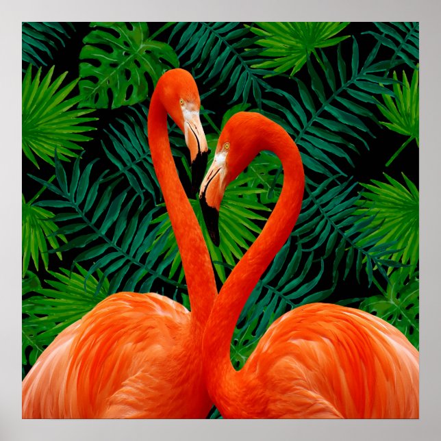 Flamingo Paradise Poster (Frente)