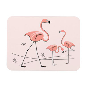 Flamingo Pink Trio 2 íman flexível