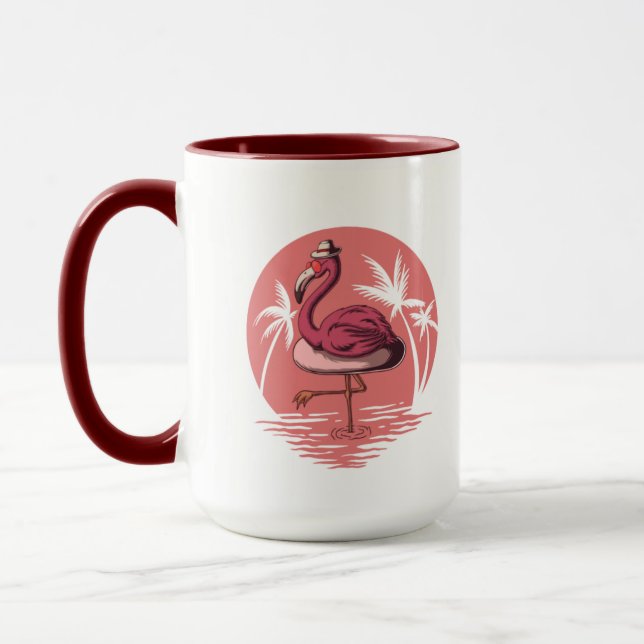 FLAMINGO ROSA   Caneca (Esquerda)