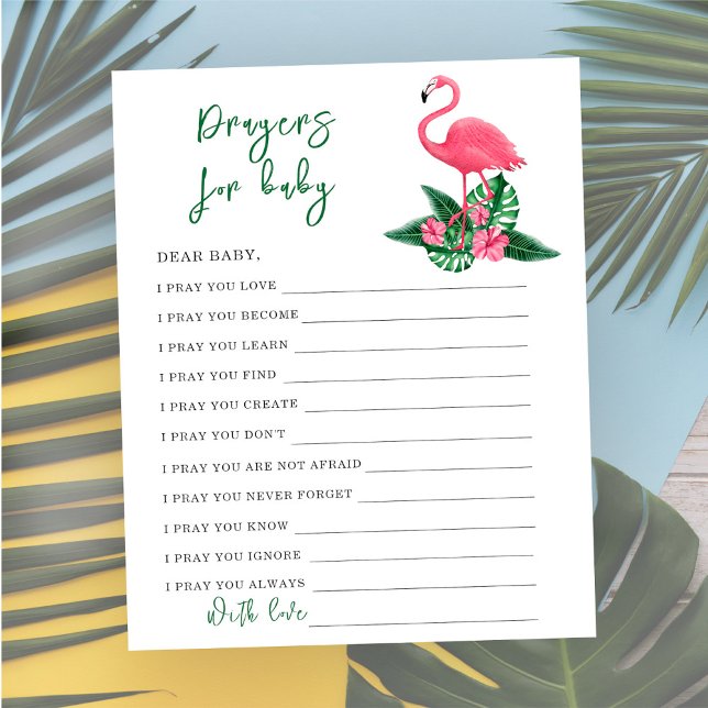 Flamingo rosa - Jogo de festa | oração para o bebê (Criador carregado)