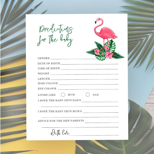Flamingo rosa - previsões e conselhos bebê (Criador carregado)