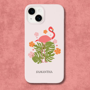 Flamingo Rosa Tropical Moderno