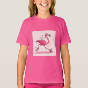 Flamingo Run Calçados Mark Girls' T-Shirt