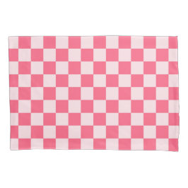 Flamingo sorbet checkerboard pattern