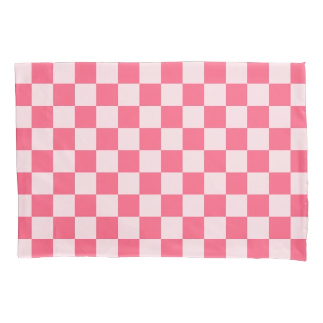 Flamingo sorbet checkerboard pattern (Frente-Esquerda)