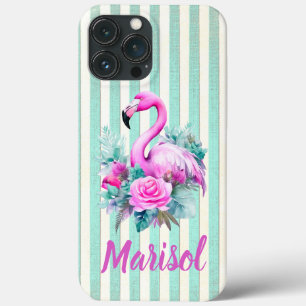 Flamingo Tropical Rosa Personalizado