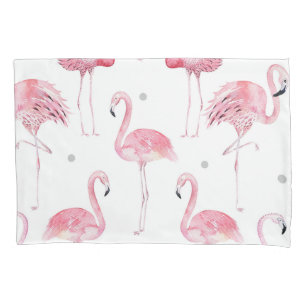 Flamingos cor-de-rosa Bolinhas Chic Mínimo Persona