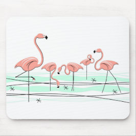 Flamingos Ocean Group Mousepad