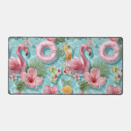 FLAMINGOS ROSAS TUBOS DE VERÃO & FLORES