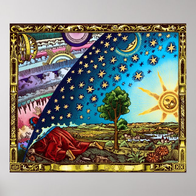 Flammarion Dome Poster - Terra Chata (Frente)