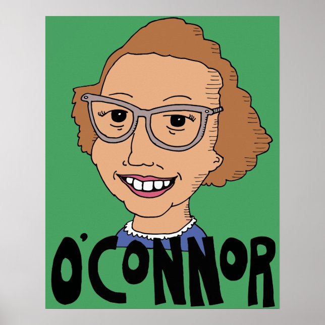 Flannery O'Connor poster (Frente)