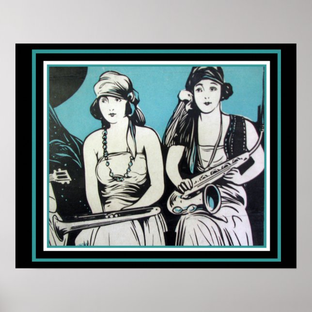 "Flapper Jazz" 16 x 20 poster (Frente)