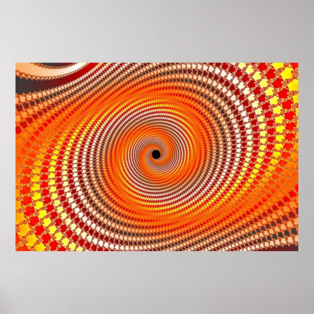 Flare digital - Poster Fractal (Frente)