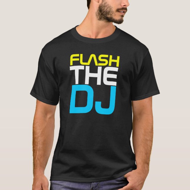 Flash do couture do rap o t-shirt do DJ (Frente)