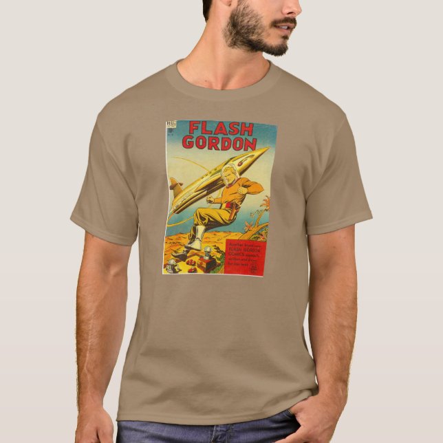 Flash Gordon 1948 da ficção científica do t-shirt (Frente)