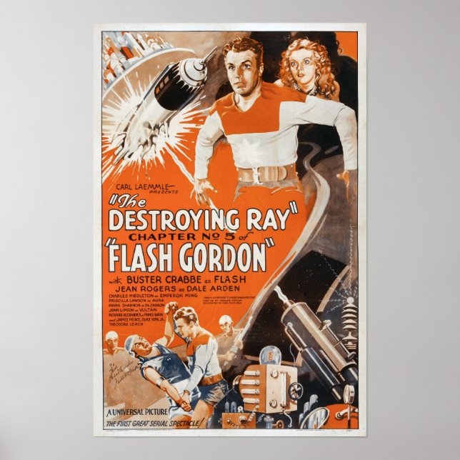 Flash Gordon Poster (Frente)