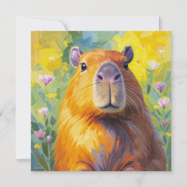 Flat Card Capybara (Frente)