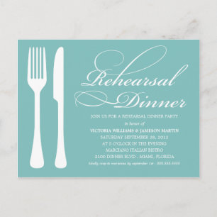 FLATWARE AZUL   CONVITE DE JANTO REHEARSAL