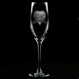 Flauta de Champagne personalizada a melhor mamã