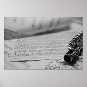 Flautim e poster da partitura