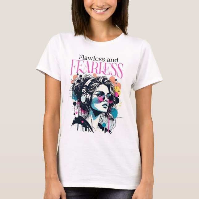 Flawless & Fearless Graphic T-Shirt  (Frente)