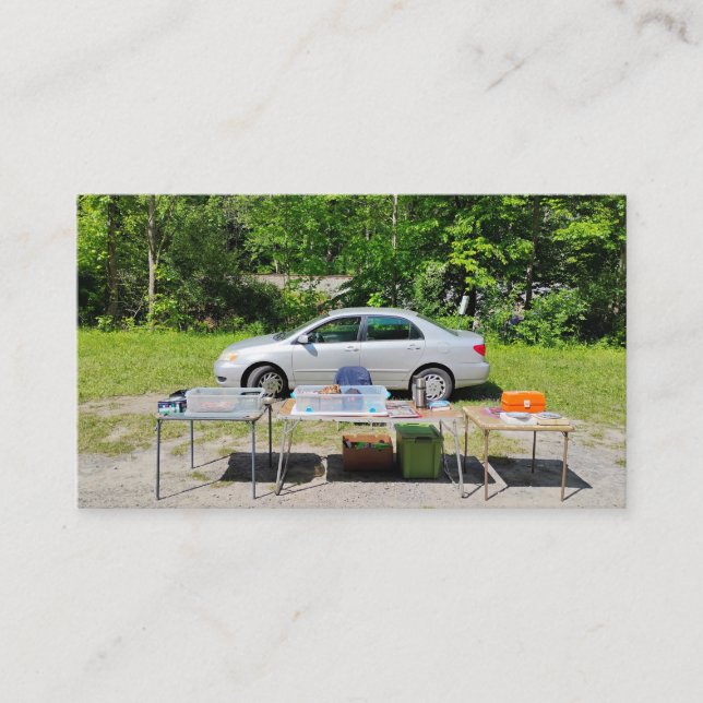 Flea Market Country Cartão de visita (Frente)