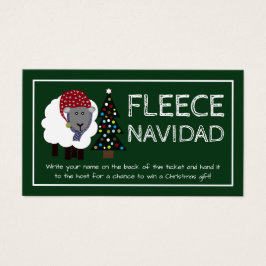 Fleece Navidad, Bilhete de Raffle de Natal espanho