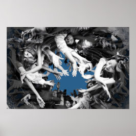 Flesh Tornado Wall Art Impressão Poster aranha