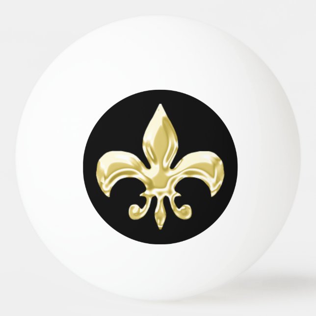 Fleur de Lis2 com área de texto personalizada Bola (Frente)