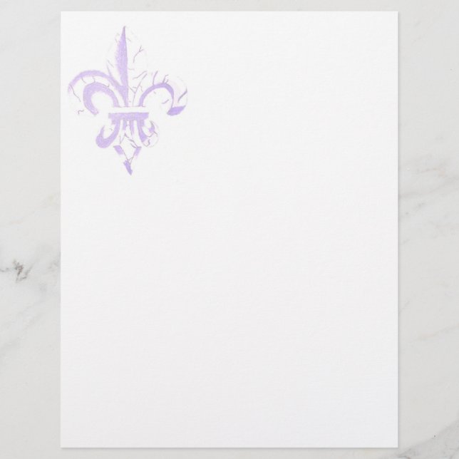 Fleur De Lis Letterhead (Frente)
