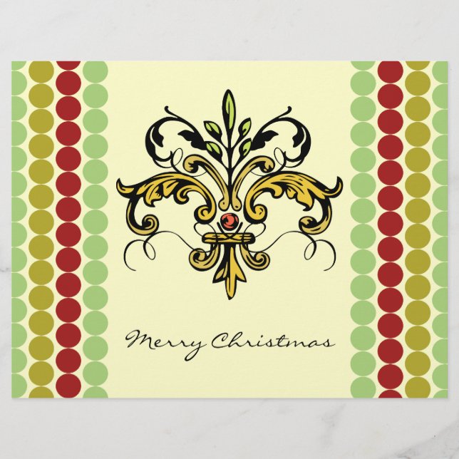 Fleur de lis Xmas (Frente)
