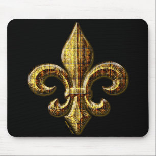Fleur Dourado Mousepad