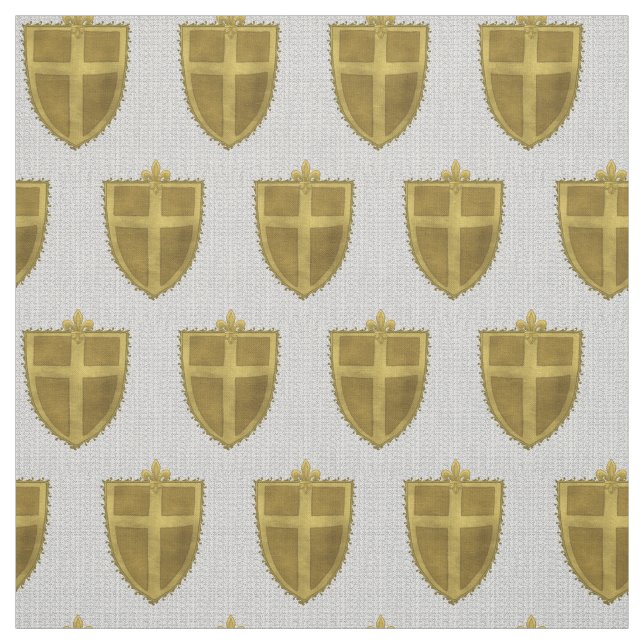 Fleur Family Crest Surname Tecido (Amostra)