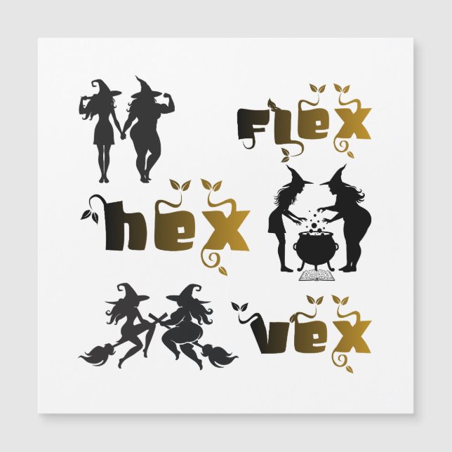 Flex. Hex. Vex. Bruxas Corporalmente Positivas e D (Frente)