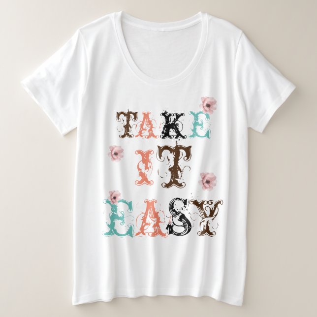 Fllowers t-shirt feminina (Frente do Design)