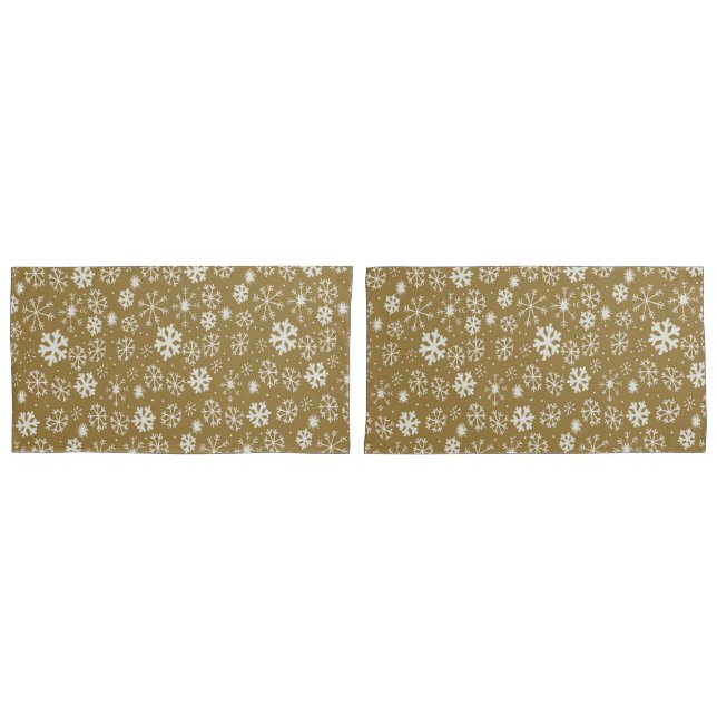 Floco de Neve com Fundo Dourado (Frente - conjunto)