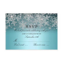 Floco de Neve Cristal Azul RSVP de Inverno