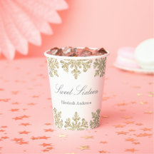 Floco de neve Dourado Winter Sweet 16