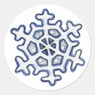 Floco de neve - etiquetas