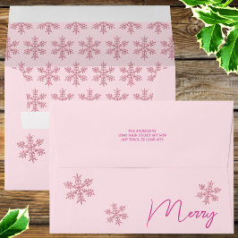 Floco de Neve Frio Rosa Gelado Russo Fúcula Natal