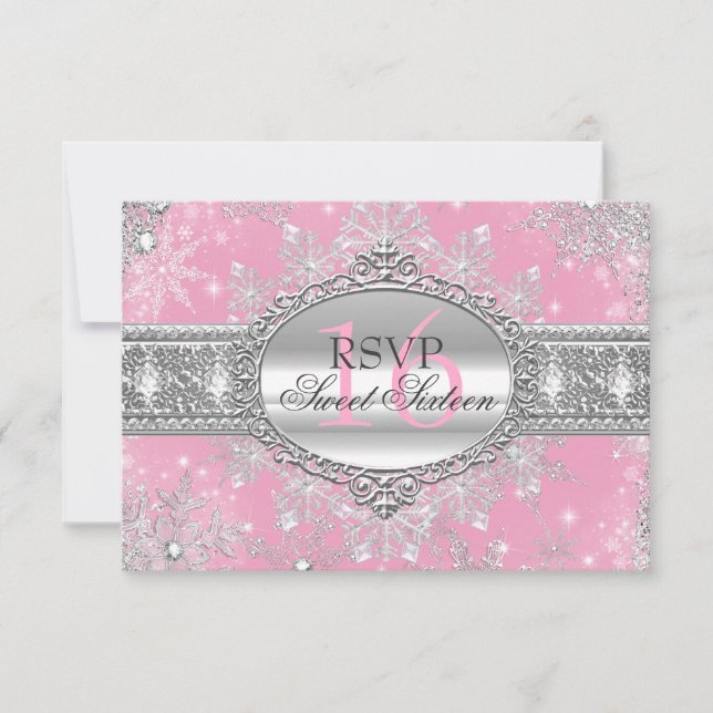 Floco de Neve Rosa, Resposta para Sweet 16 de Inve (Frente)