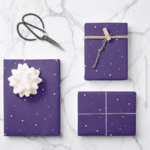 Floco de Neve Roxo Inverno Natal Férias
