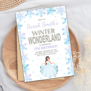 Floco de neve Winter Wonderland Convite