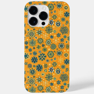 Flocos de Neve Antigos sobre Amarelo