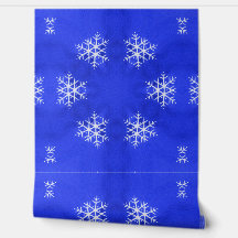 Flocos de neve brancos Brilhantes Fundo Azul Brilh
