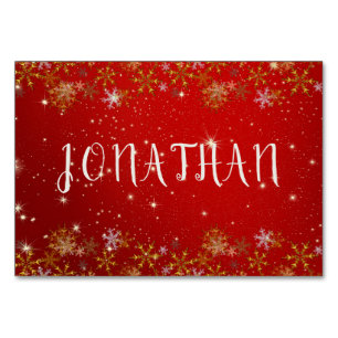 Flocos de neve brilham estrelas de natal Cartões