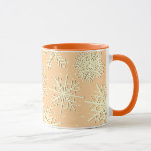 Flocos de neve, caneca